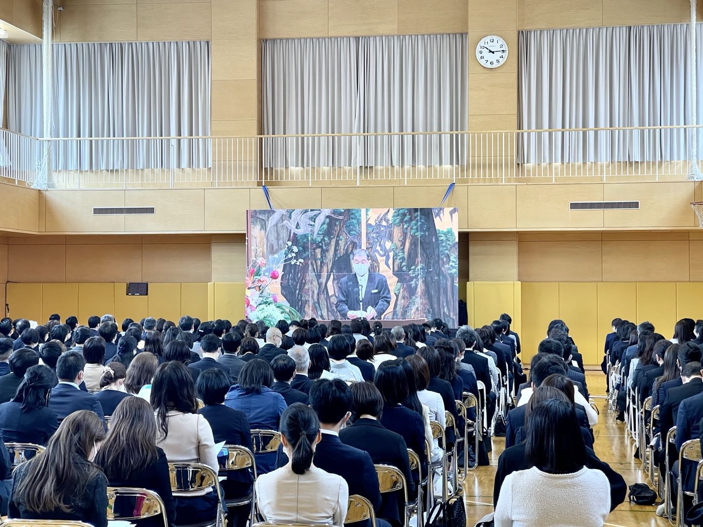 都内某高校入学式